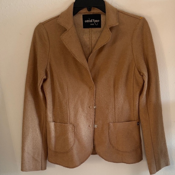 Ottod’Ame Sweaters - Women's Tan cardigan